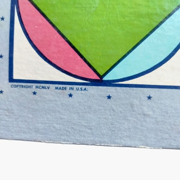 Transogram Pa Chiz Si Game of India Board Card 2 sided Pachisi Vintage 1955 - Picture 8 of 8